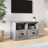 vidaXL Tv-meubel 80x35x50 cm bewerkt hout wit