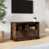 vidaXL Tv-meubel 80x35x50 cm bewerkt hout wit