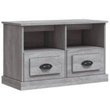 vidaXL Tv-meubel 80x35x50 cm bewerkt hout wit