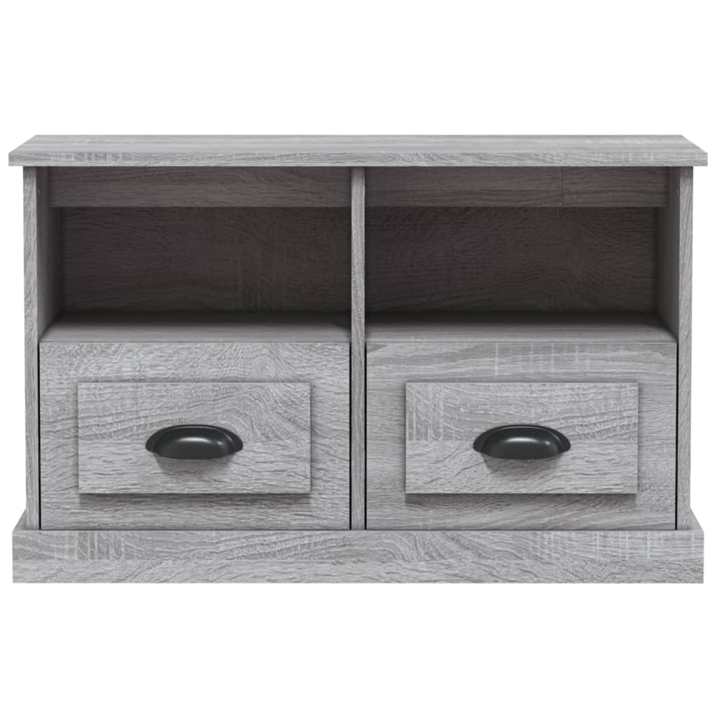 vidaXL Tv-meubel 80x35x50 cm bewerkt hout wit