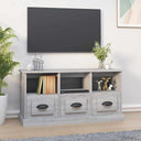 vidaXL Tv-meubel 100x35x50 cm bewerkt hout wit