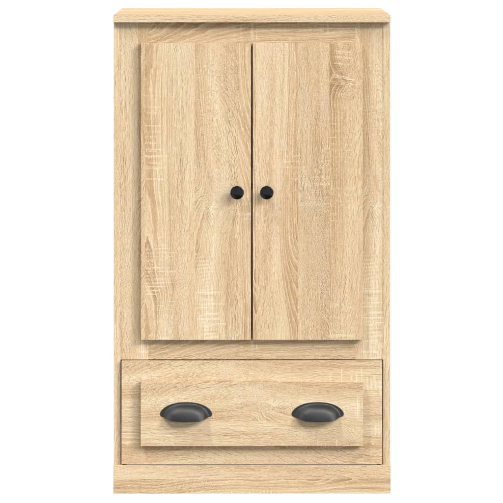 vidaXL Hoge kast 60x35,5x103,5 cm bewerkt hout wit
