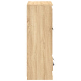 vidaXL Hoge kast 60x35,5x103,5 cm bewerkt hout wit