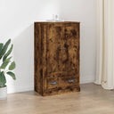 vidaXL Hoge kast 60x35,5x103,5 cm bewerkt hout wit
