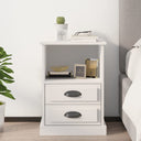 vidaXL Nightstand 43x36x60 cm white