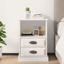 vidaXL Nightstand 43x36x60 cm white