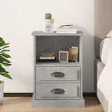 vidaXL Nightstand 43x36x60 cm white