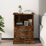 vidaXL Nightstand 43x36x60 cm white