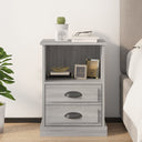vidaXL Nightstand 43x36x60 cm white
