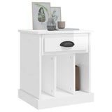 vidaXL Bedside cabinet 43x36x50 cm white