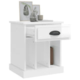 vidaXL Bedside cabinet 43x36x50 cm white