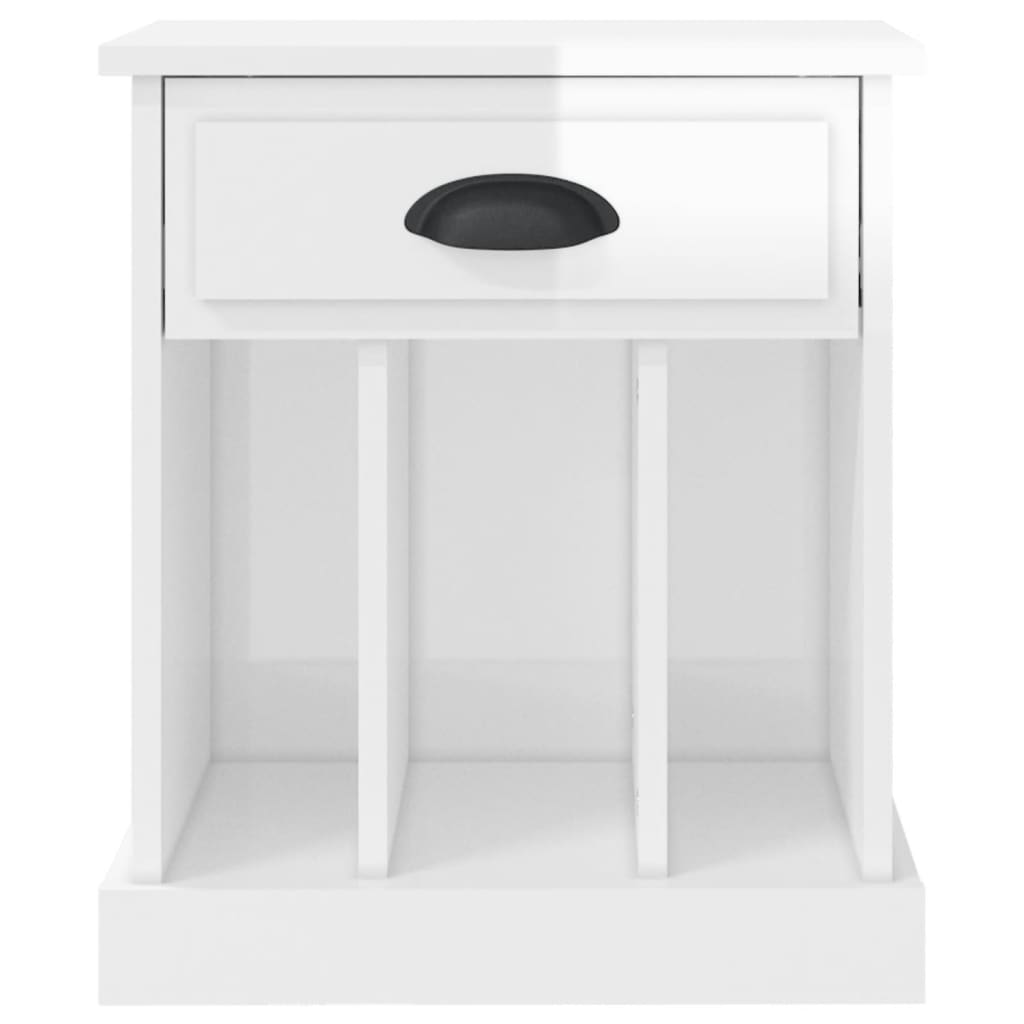 vidaXL Bedside cabinet 43x36x50 cm white