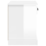 vidaXL Bedside cabinet 43x36x50 cm white