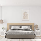vidaXL Bedside cabinet 43x36x50 cm white