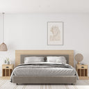 vidaXL Bedside cabinet 43x36x50 cm white