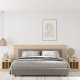 vidaXL Bedside cabinet 43x36x50 cm white