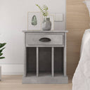 vidaXL Bedside cabinet 43x36x50 cm white