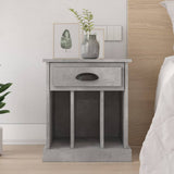 vidaXL Bedside cabinet 43x36x50 cm white