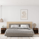 vidaXL Bedside cabinet 43x36x50 cm white