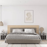 vidaXL Bedside cabinet 43x36x50 cm white