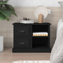 vidaXL Nightstand 60x35.5x45 cm white