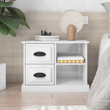 vidaXL Nightstand 60x35.5x45 cm white