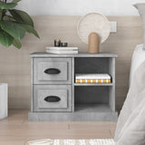 vidaXL Nightstand 60x35.5x45 cm white