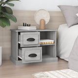 vidaXL Nightstand 60x35.5x45 cm white