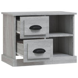 vidaXL Nightstand 60x35.5x45 cm white