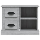 vidaXL Nightstand 60x35.5x45 cm white