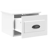 vidaXL Nachtkastje wandgemonteerd 41,5x36x28 cm wit