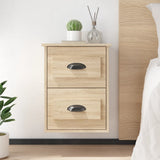 vidaXL Nachtkastje wandgemonteerd 41,5x36x53 cm wit
