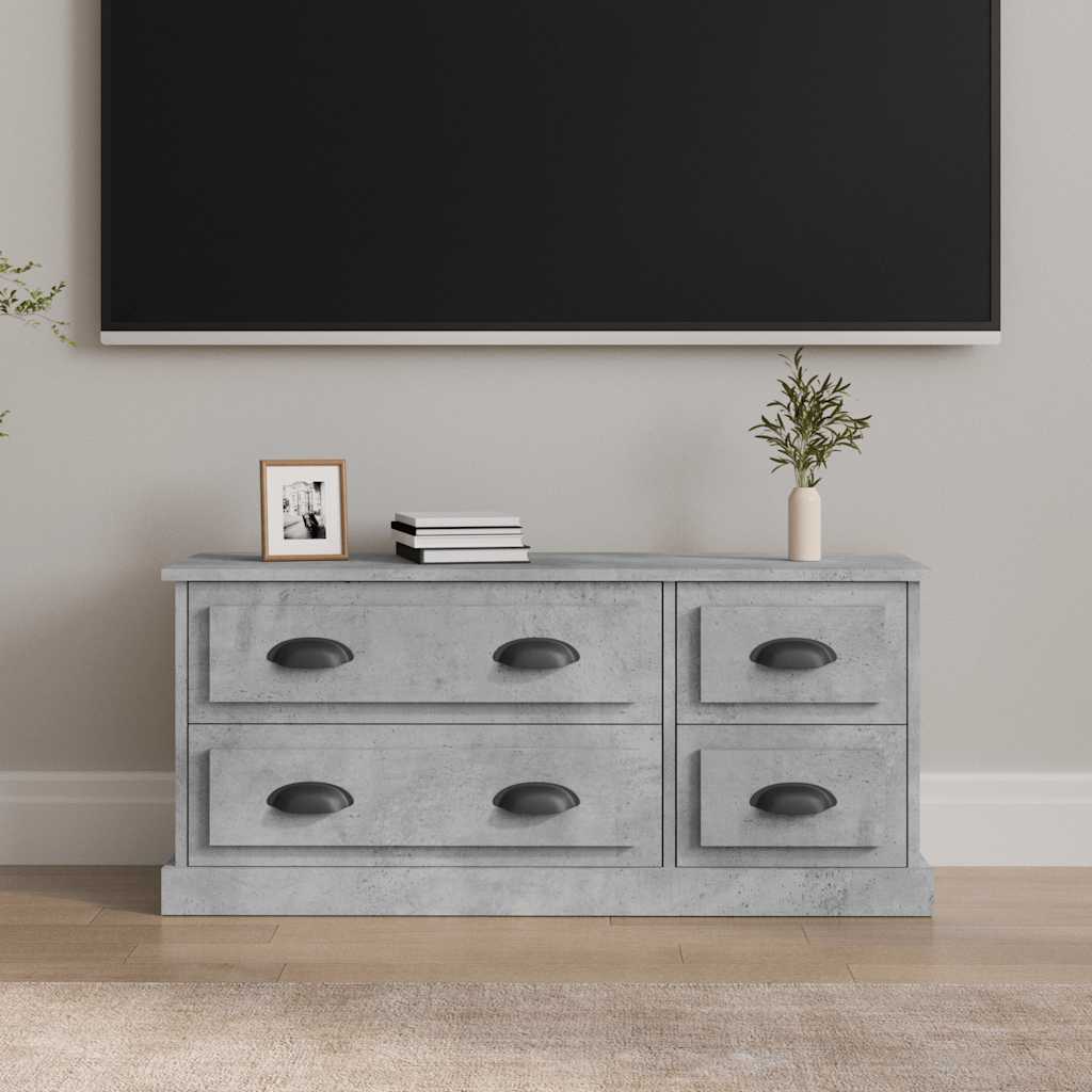 vidaXL Tv-meubel 100x35,5x45 cm bewerkt hout wit