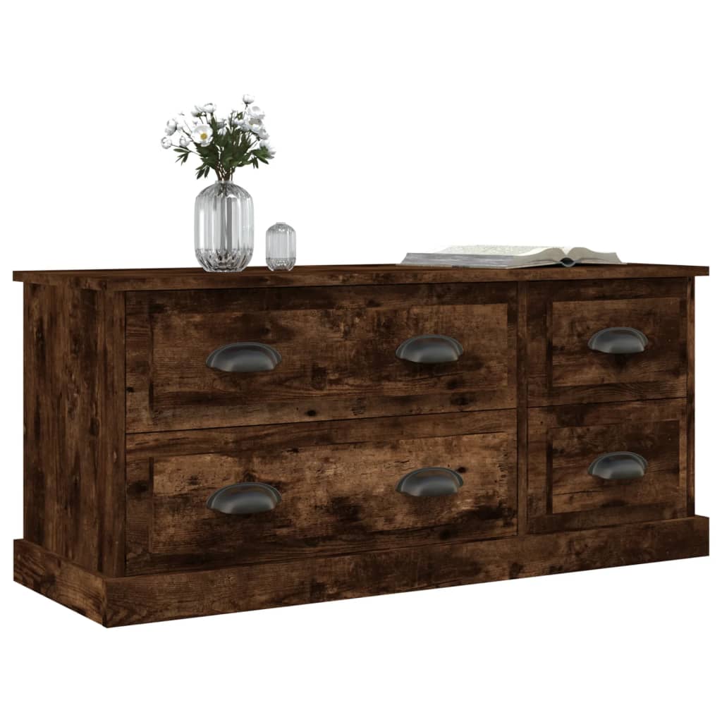 vidaXL Tv-meubel 100x35,5x45 cm bewerkt hout wit