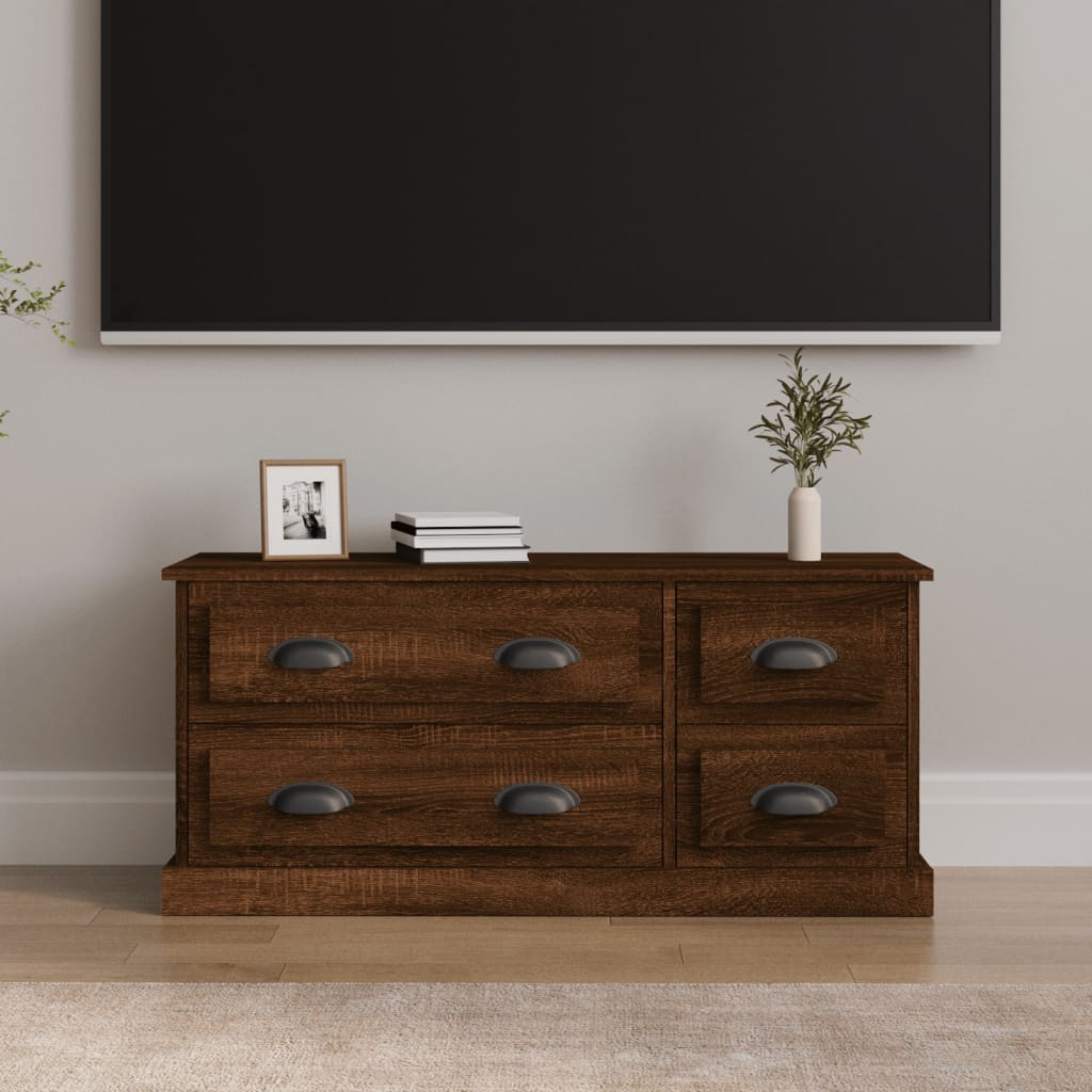 vidaXL Tv-meubel 100x35,5x45 cm bewerkt hout wit