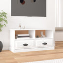 vidaXL Tv-meubel 93x35,5x45 cm bewerkt hout wit