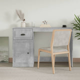 vidaXL Bureau met lade 115x50x75 cm bewerkt hout wit