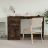 vidaXL Bureau met lade 115x50x75 cm bewerkt hout wit