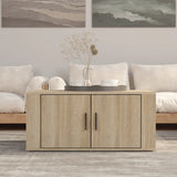 vidaXL Salontafel 80x50x36 cm bewerkt hout wit