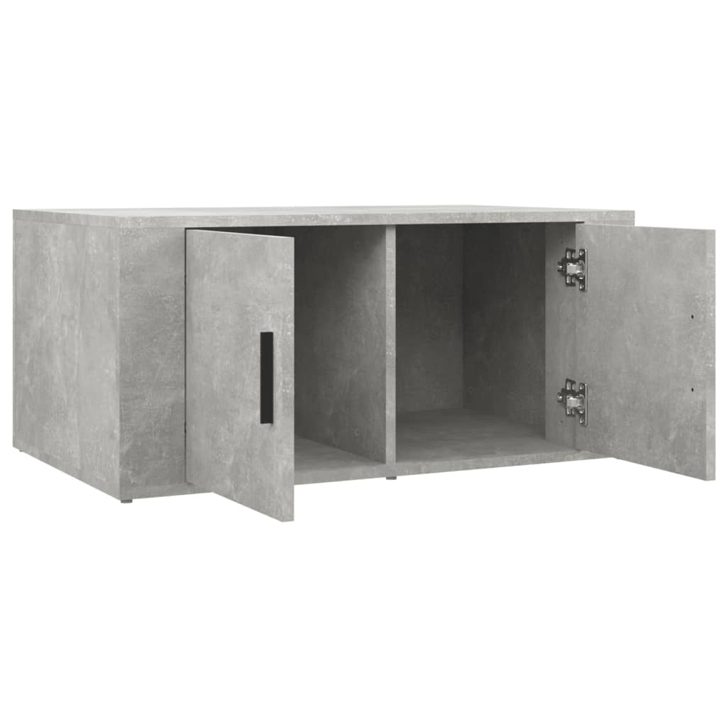vidaXL Salontafel 80x50x36 cm bewerkt hout wit