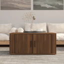 vidaXL Salontafel 80x50x36 cm bewerkt hout wit