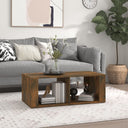 vidaXL Salontafel 100x50x36 cm bewerkt hout wit