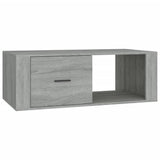 vidaXL Salontafel 100x50,5x35 cm bewerkt hout wit