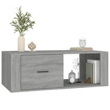 vidaXL Salontafel 100x50,5x35 cm bewerkt hout wit