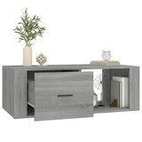 vidaXL Salontafel 100x50,5x35 cm bewerkt hout wit