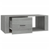 vidaXL Salontafel 100x50,5x35 cm bewerkt hout wit