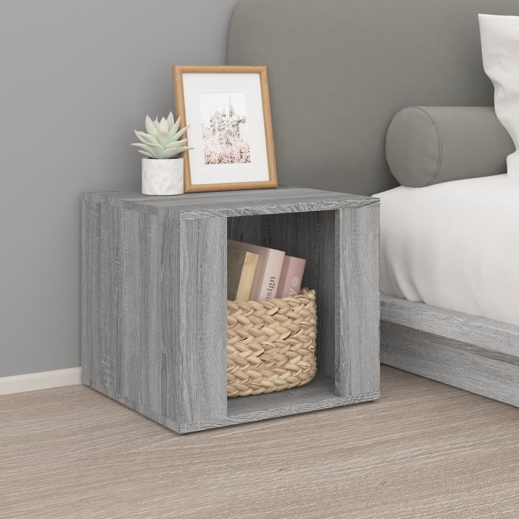vidaXL Nightstand 41x40x36 cm engineered wood white