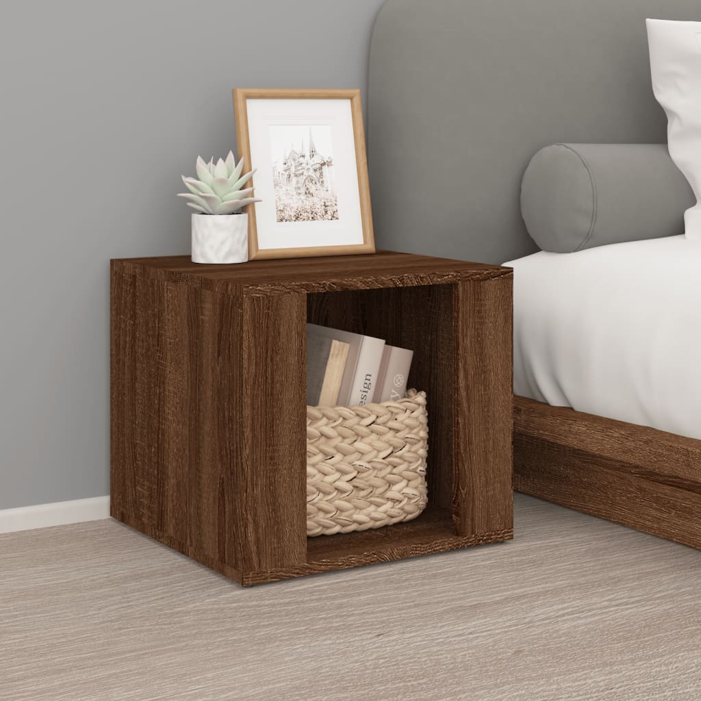 vidaXL Nightstand 41x40x36 cm engineered wood white