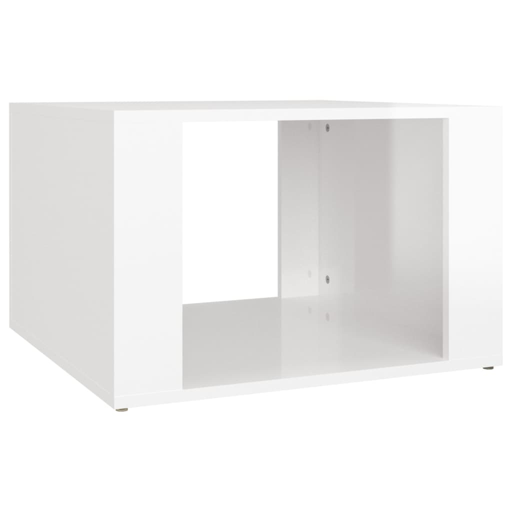 vidaXL Nachtkastje 57x55x36 cm bewerkt hout wit