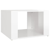 vidaXL Nachtkastje 57x55x36 cm bewerkt hout wit